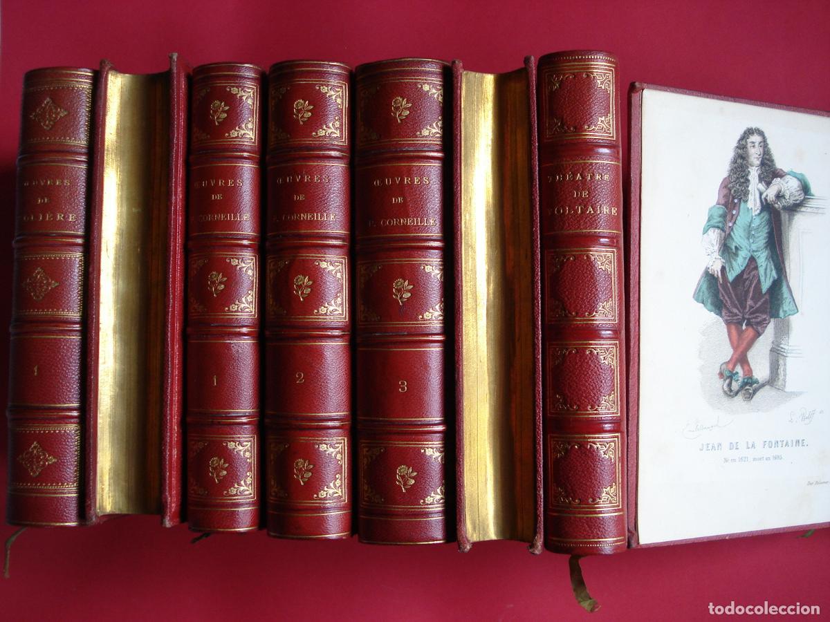 books: J. LA FONTAINE. Oeuvres. Fables et Com&eacute;dies. MOLI&Egrave;RE. Oeuvres Compl&egrave;tes. J. RACINE. Th&eacute;atre Complet.