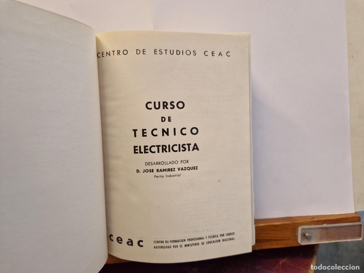 Libros: CENTRO DE ESTUDIOS DEAC. CURSO DE TECNICO ELECTRICISTA. JOSE RAMIREZ VASQUEZ