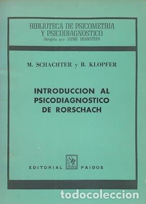 Libros: INTRODUCCION AL PSICODIAGNOSTICO DE RORSCHACH