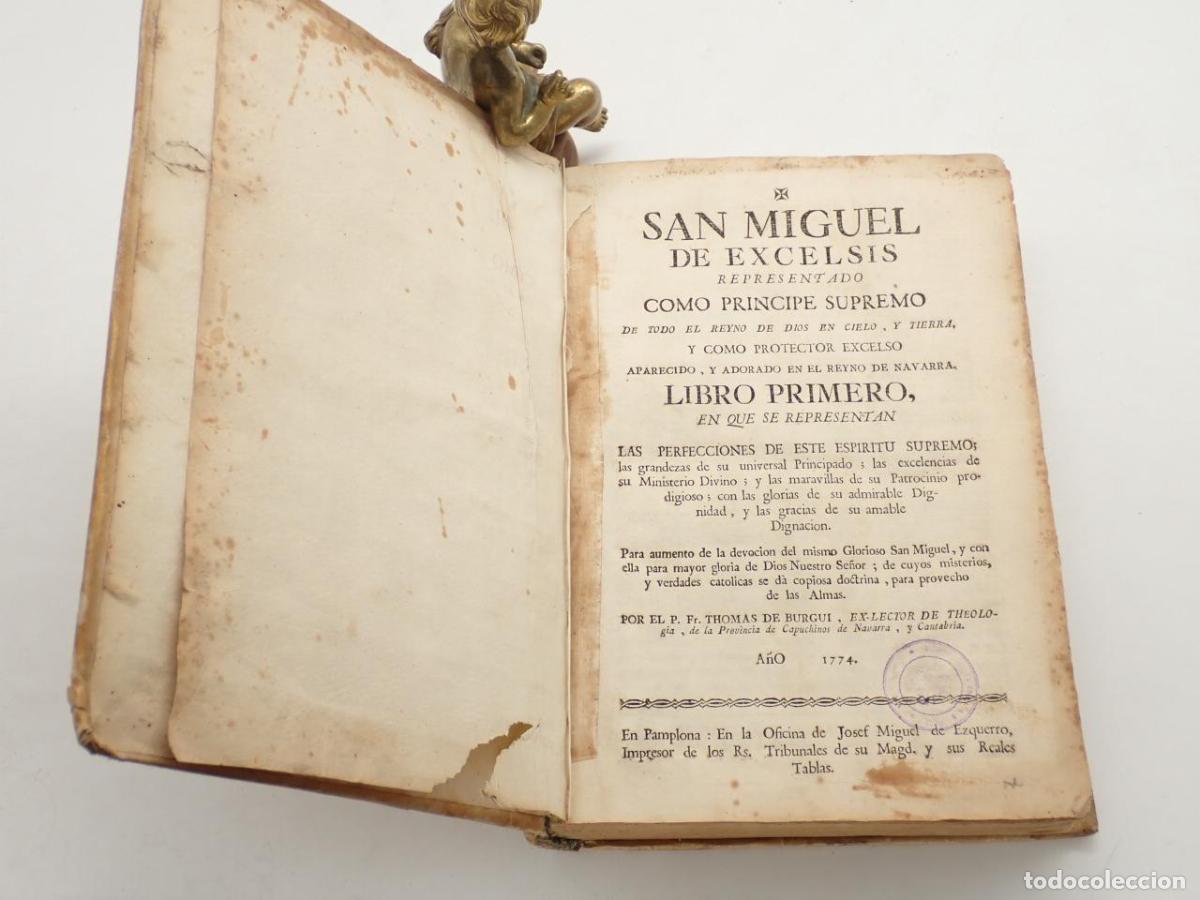 Libros: San Miguel de Excelsis representado como principe supremo de todo el Reyno de Dios en cielo, y tierr