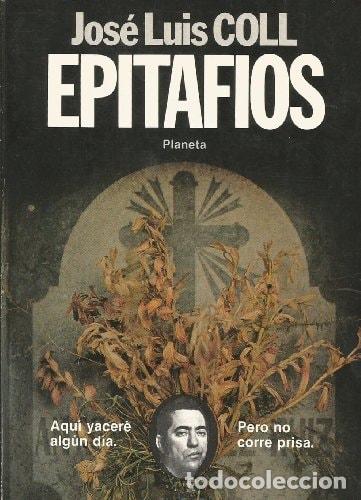 Libros: Epit&aacute;fios - Jos&eacute; Luis Coll