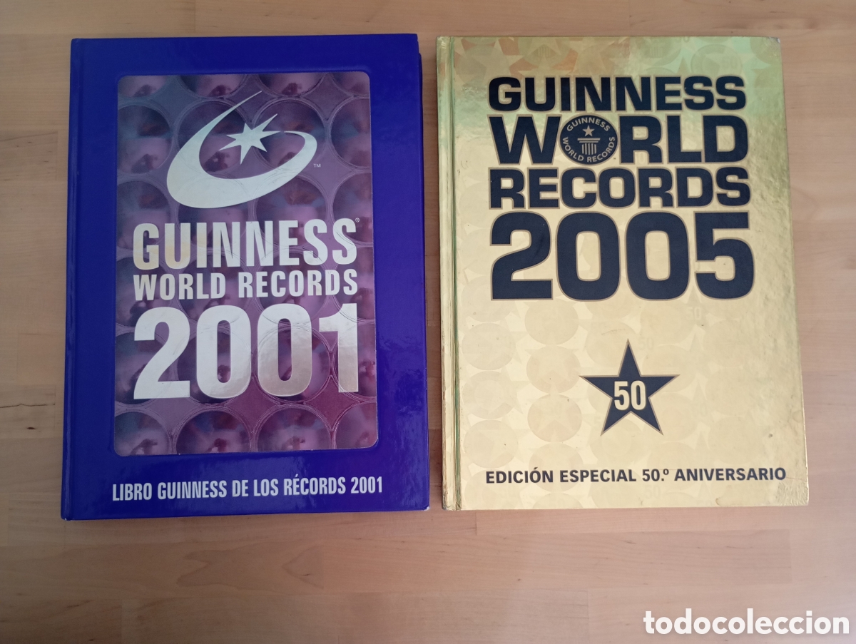 Libros: Guinness World Records Edici&oacute;n Aniversario 2005 y 2001. Im&aacute;genes asombrosas