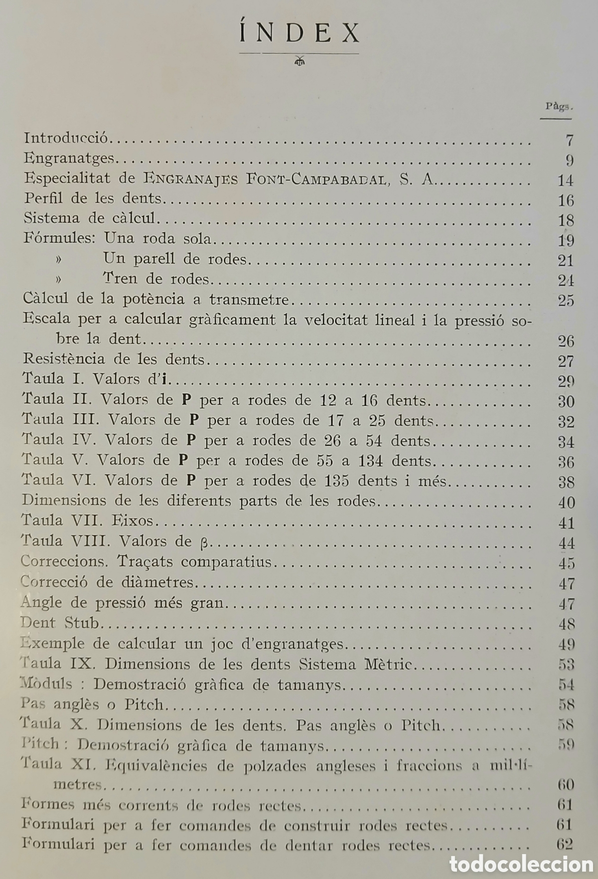 Libros: Engranajes font campabadal,1929 - Foto 4