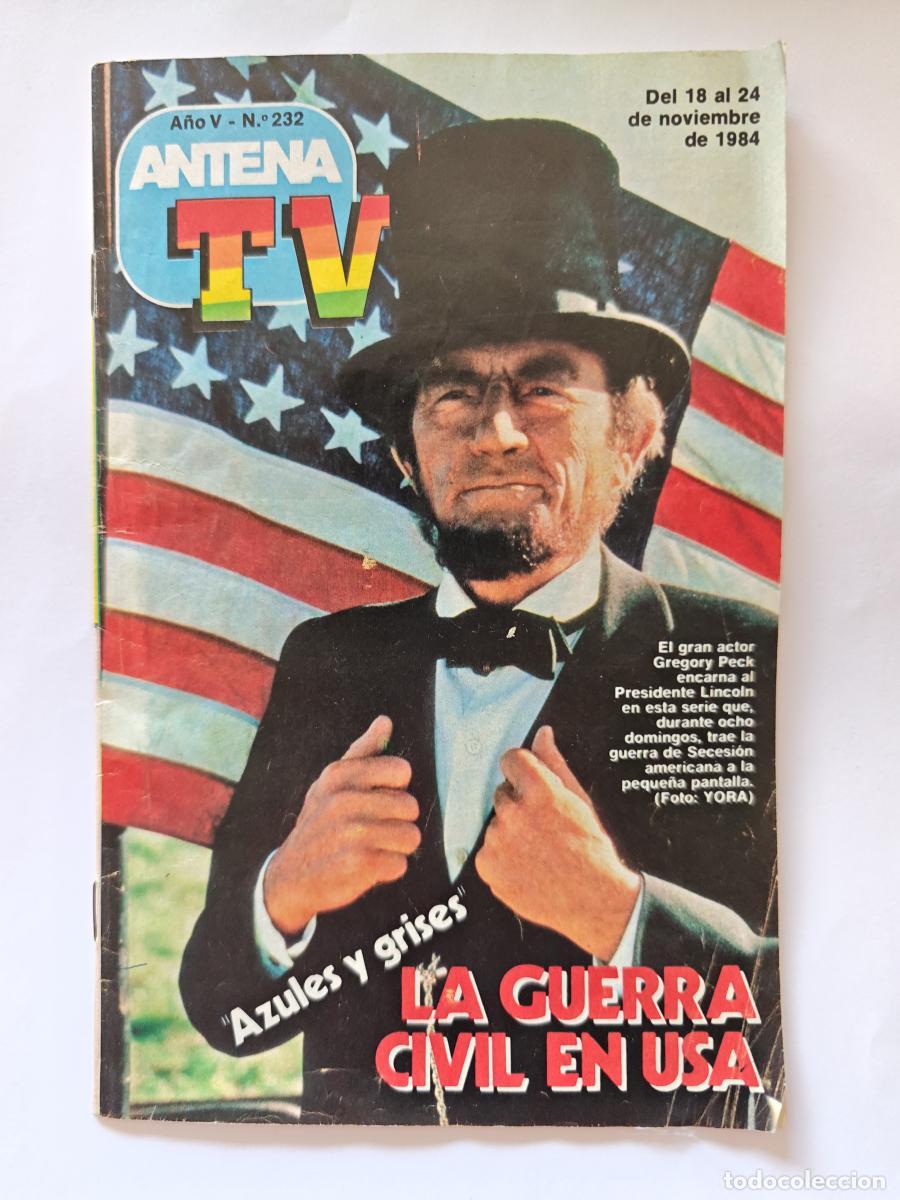 Libri di seconda mano: ANTENA TV N 232- gregory peck - silvia tortosa - 1984 -tdkc118 - revista