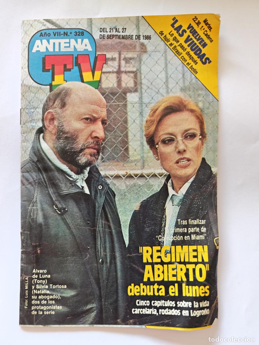Livres: ANTENA TV N 328- alvaro de luna - silvia tortosa - 1986 -tdkc118 - revista