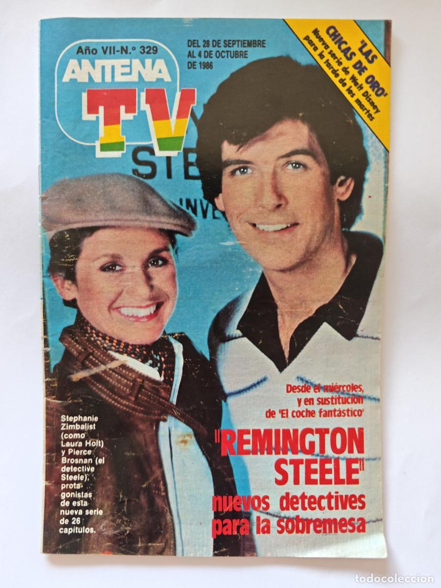 Libri di seconda mano: ANTENA TV N 329- remington steele - 1986 -tdkc118 - revista
