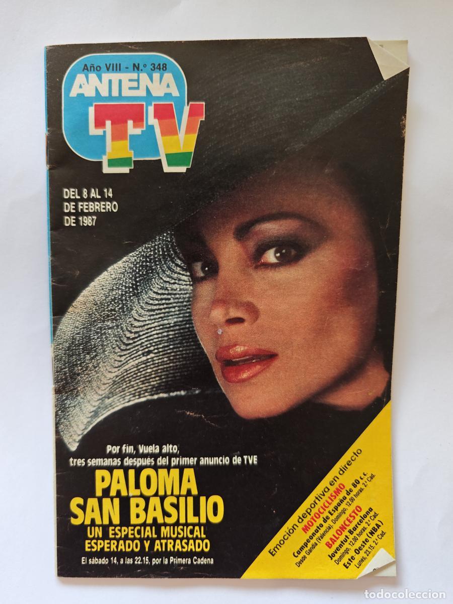 Libri di seconda mano: ANTENA TV N 348- paloma san basilio - 1987 -tdkc118 - revista