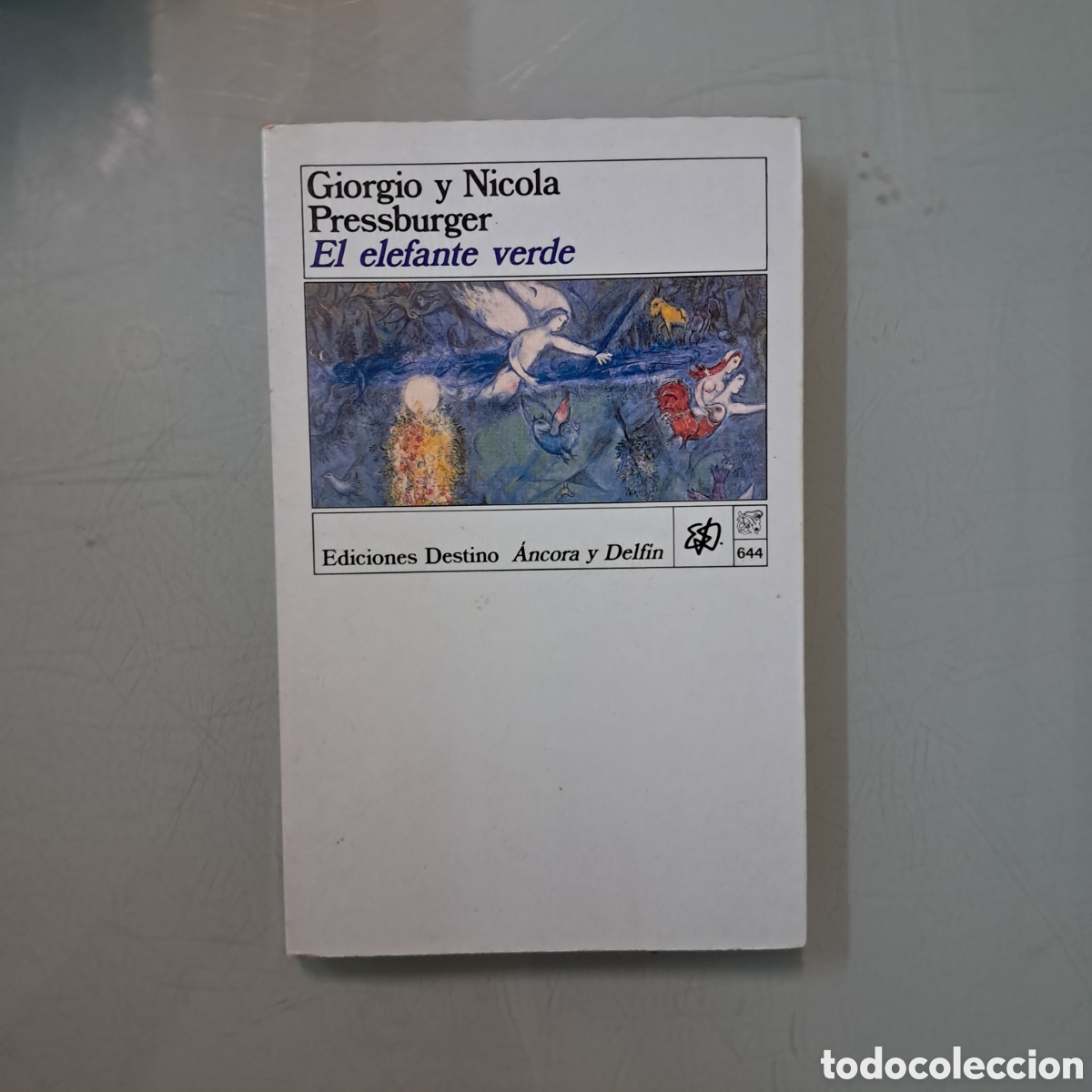 Libros: Giorgio y Nicol&aacute;s, Pressburger, El elefante verde, Destino