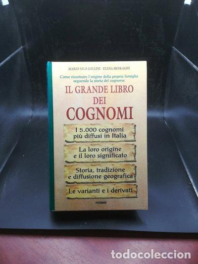 Libros: Il grande libro dei cognomi- 9788838427251