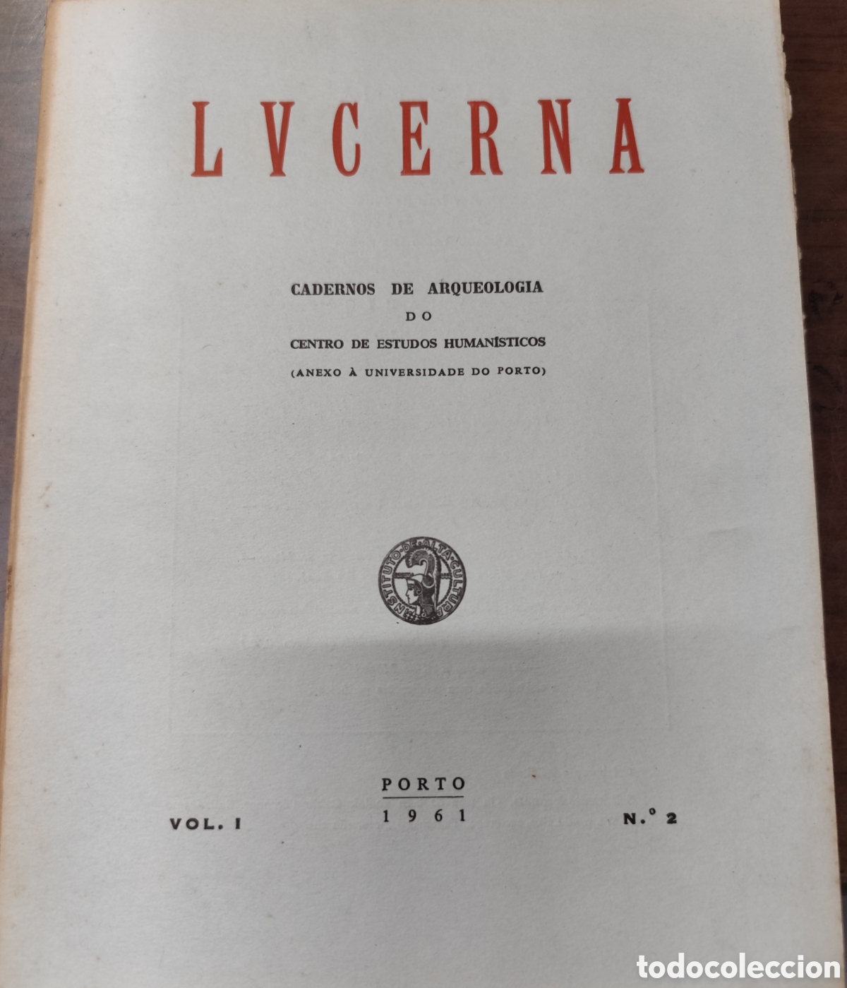 Libros: LVCERNA. Cadernos de Arqueologia do centro de estudos human&iacute;sticos n&ordm; 2. A&ntilde;o 1961