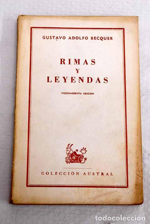 Libros: Rimas y Leyendas: B&eacute;cquer, Gustavo Adolfo.- B&eacute;cquer, Gustavo Adolfo