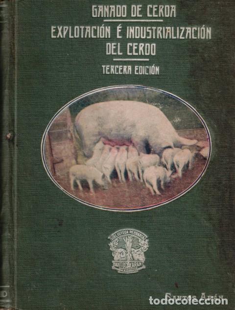 Libri di seconda mano: GANADO DE CERDA (Explotaci&oacute;n e industrializaci&oacute;n del cerdo) - AR&Aacute;N, SANTOS