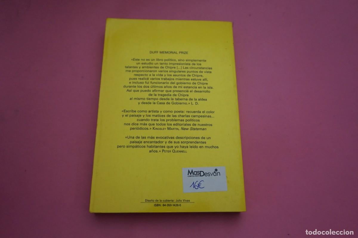 Libros: 4B/ LIMONES AMARGOS - LAWRENCE DURRELL / EDHASA EDITOR - Foto 5