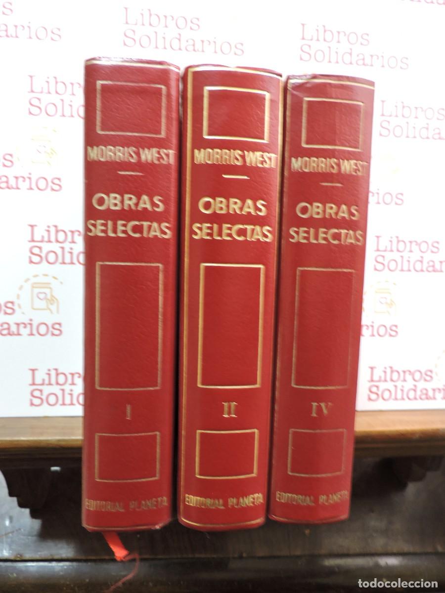 Libri di seconda mano: Obras Selectas Morris West. Tomos I, II y IV. Ed. Planeta. Barcelona, 1974