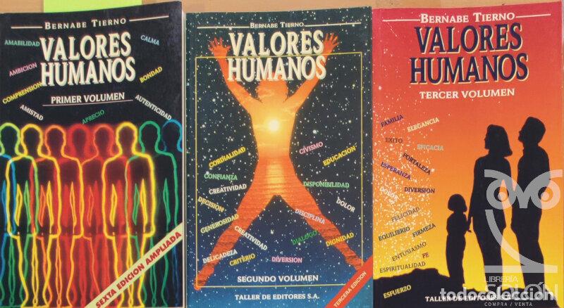 books: Valores humanos - 3 Vols. - Bernab&eacute; Tierno