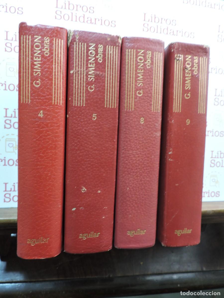 books: Obras de George Simenon. Tomos 2, 5, 8 y 9. Ed. Aguilar. Madrid, 1958