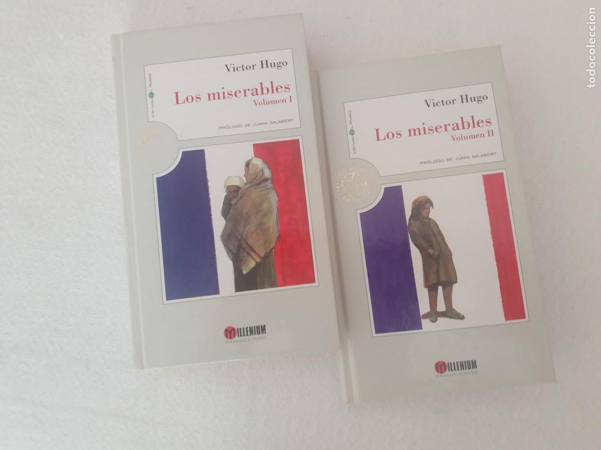 Libros: LOTE 2 VOLUMENES VICTOR HUGO LOS MISERABLES