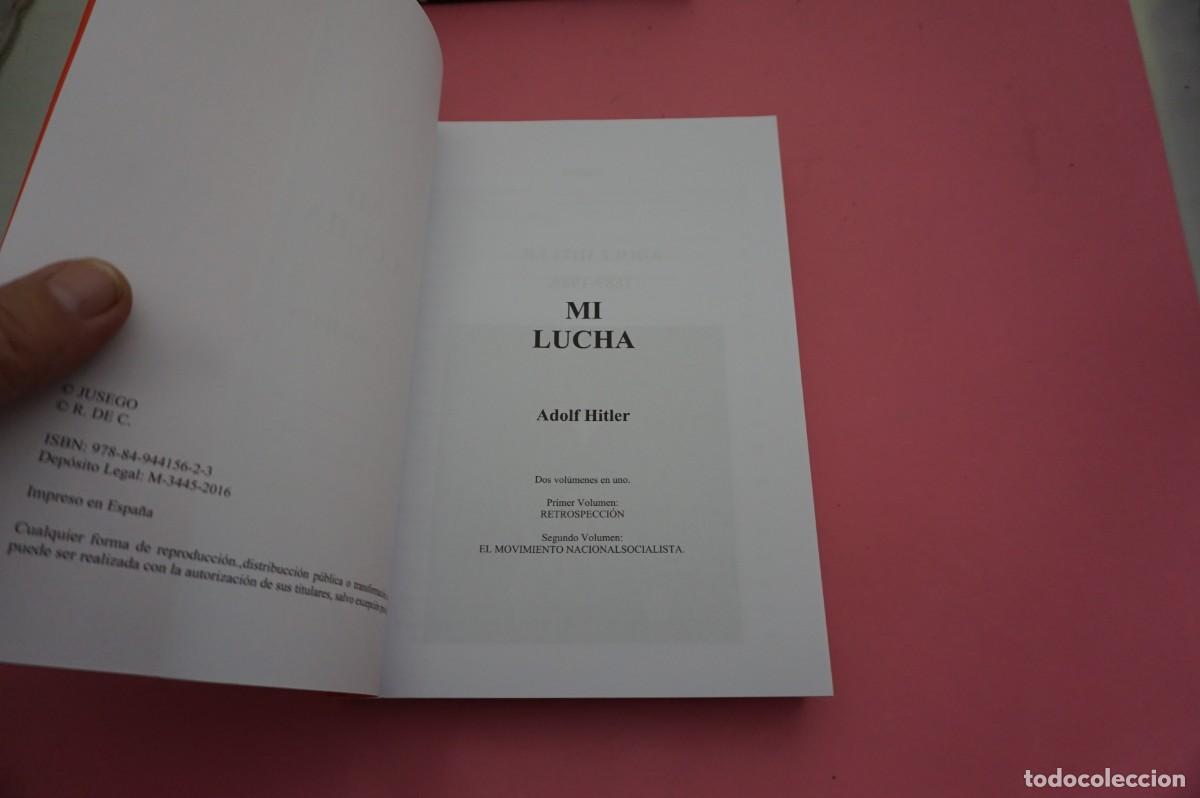 Libros: 8D/ ADOLF HITLER - MI LUCHA - 2 VOL&Uacute;MENES EN UNO - Foto 2