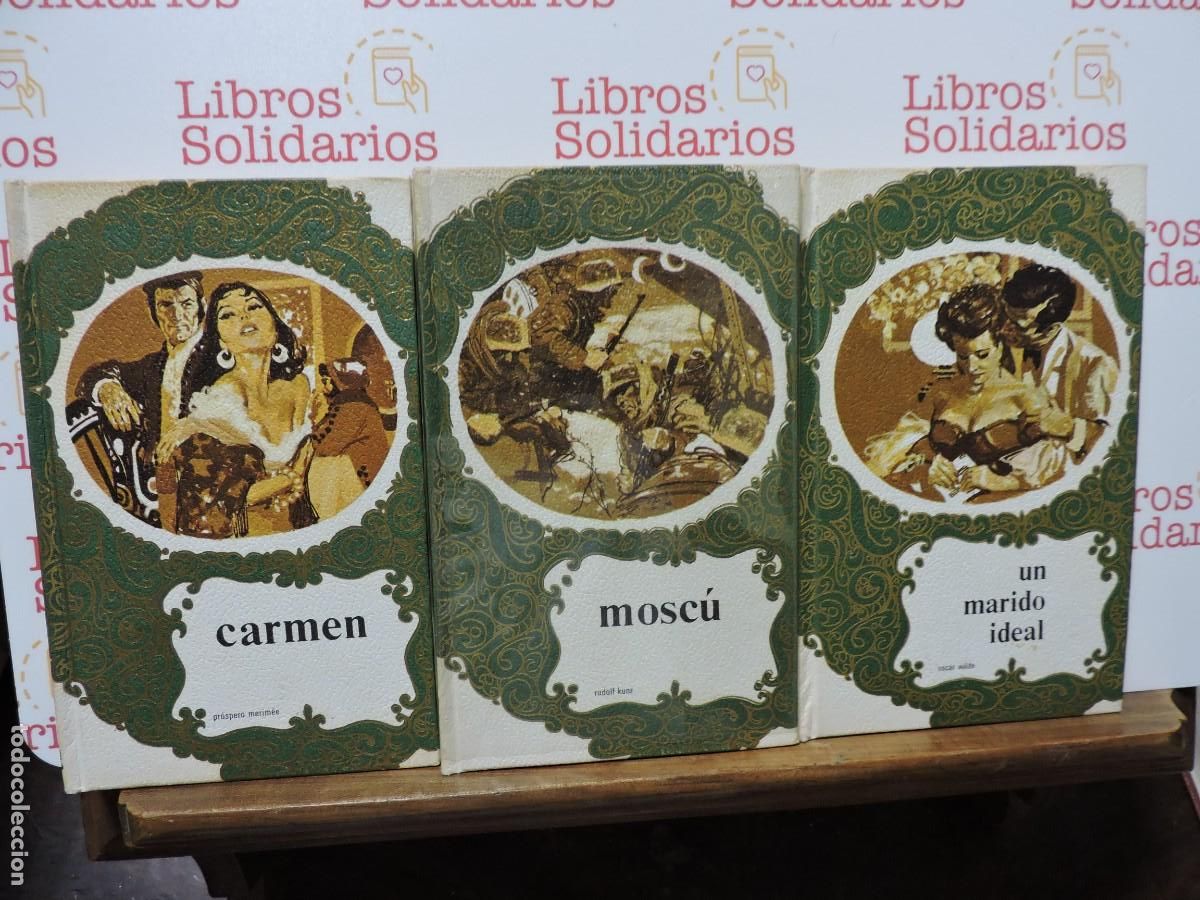 Libri di seconda mano: Lote 3 Tomos de el Dardo Rodegar. Un marido ideal, Mosc&uacute; y Carmen.