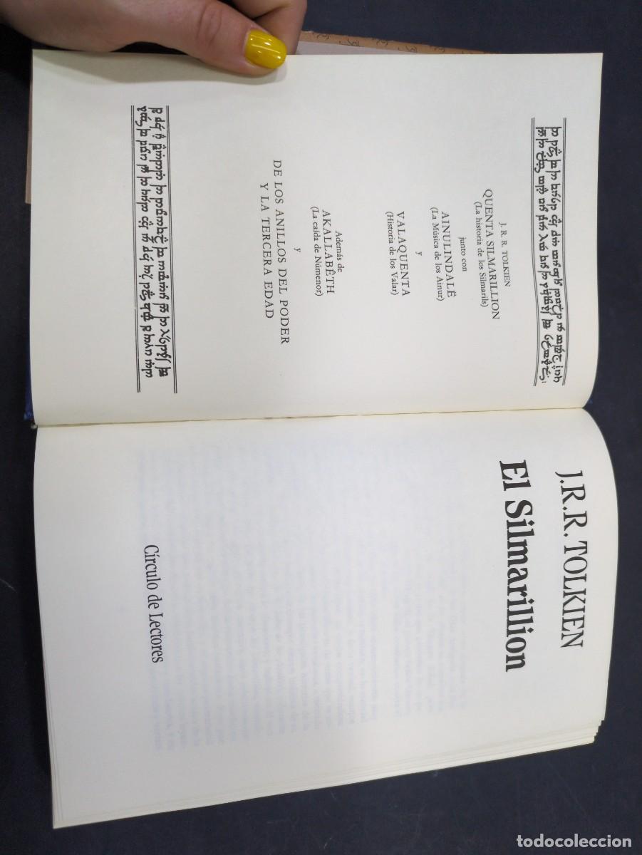 Libros: J.R.R.Tolkien, El.simarillion, C&iacute;rculo de Lectores - Foto 2