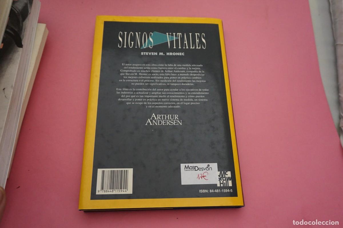 Libros: S3/ SIGNOS VITALES - STEVEN M. HRONEC - Foto 5