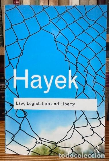Livres: LAW, LEGISLATION AND LIBERTY - HAYEK, F.A.