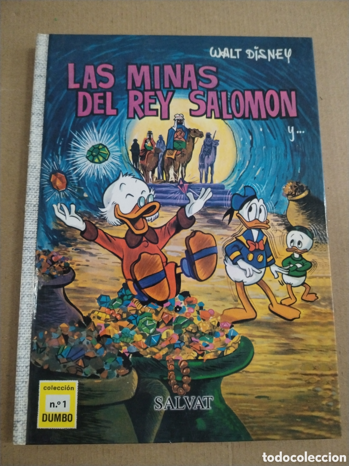 Libros: COLECCI&Oacute;N DUMBO N&ordm; 1 REEDICI&Oacute;N SALVAT LAS MINAS DEL REY SALOM&Oacute;N WALT DISNEY