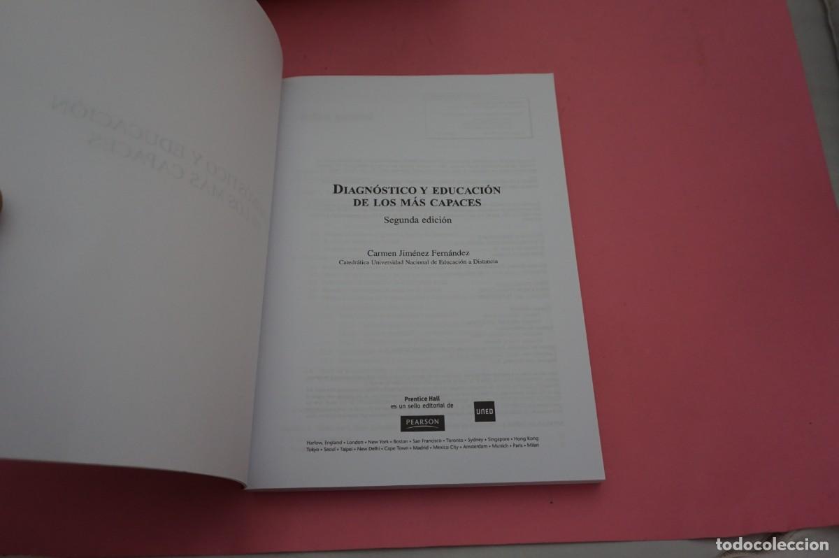 Libros: 11A/ DIAGNOSTICO Y EDUCACION DE LOS MAS CAPACES - UNED - Foto 2