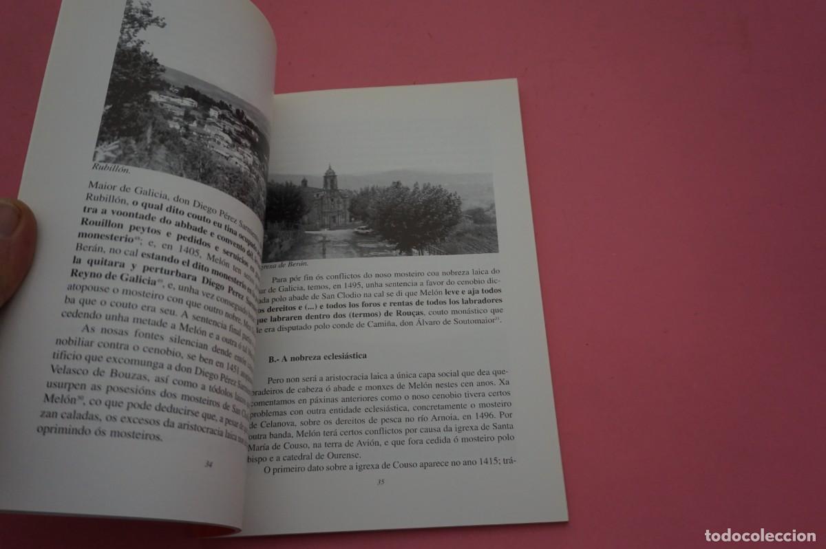 Libros: 24A/ O MOSTEIRO DE MELON NO SECULO XV - FRANCISCO JAVIER PEREZ / - Foto 5