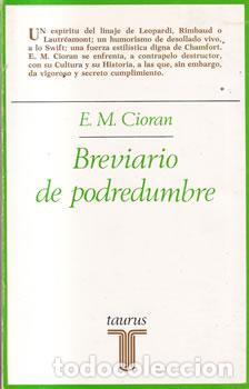 Libros: Brevario de podredumbre - E. M. Cioran - Foto 1