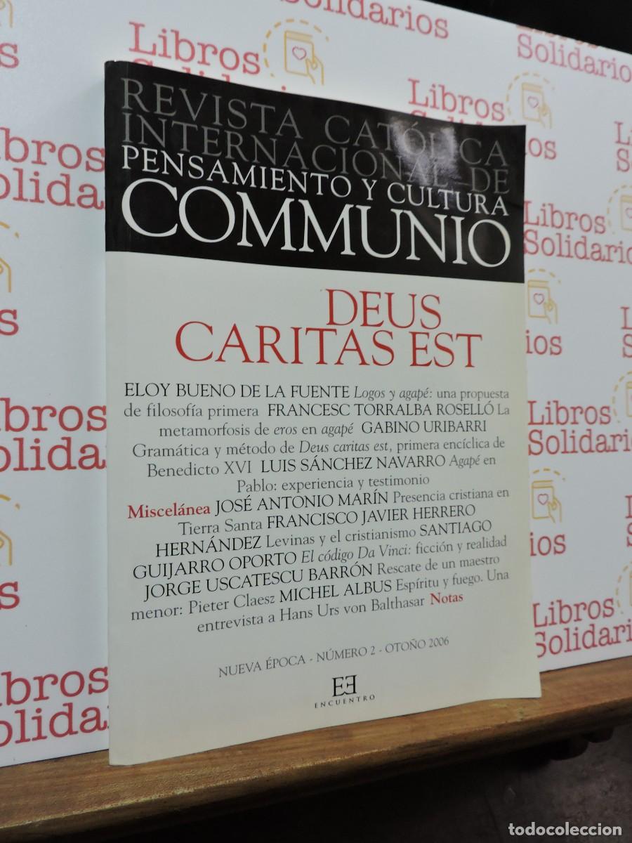 Livres: Revista cat&oacute;lica internacional de pensamiento y cultura Communio. Ed. Encuentro. N&ordm;2. Oto&ntilde;o 2006