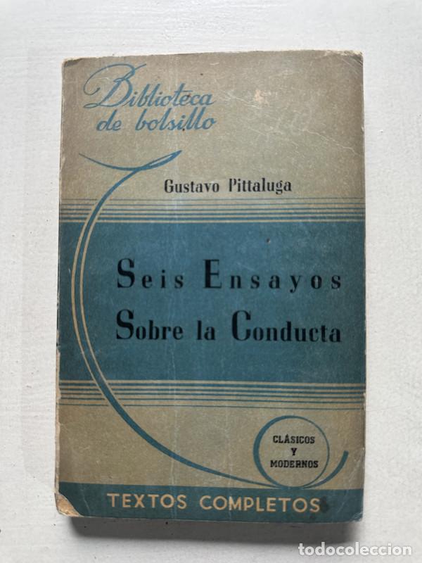 Livros em segunda m&atilde;o: Seis ensayos sobre la conducta - Pittaluga Gustavo