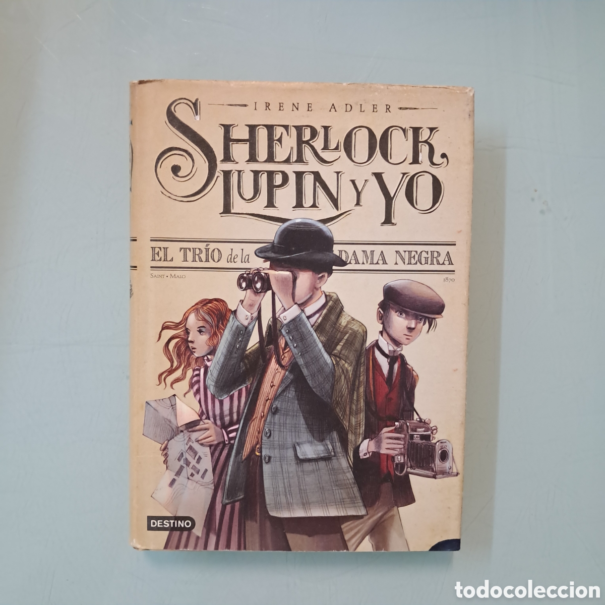 Libros: Sherlock Jupin y yo, El trio de la dama negra, Destino