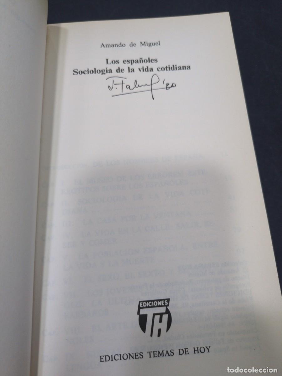 Libros: LOS ESPA&Ntilde;OLES - De Miguel,Amando - Foto 2