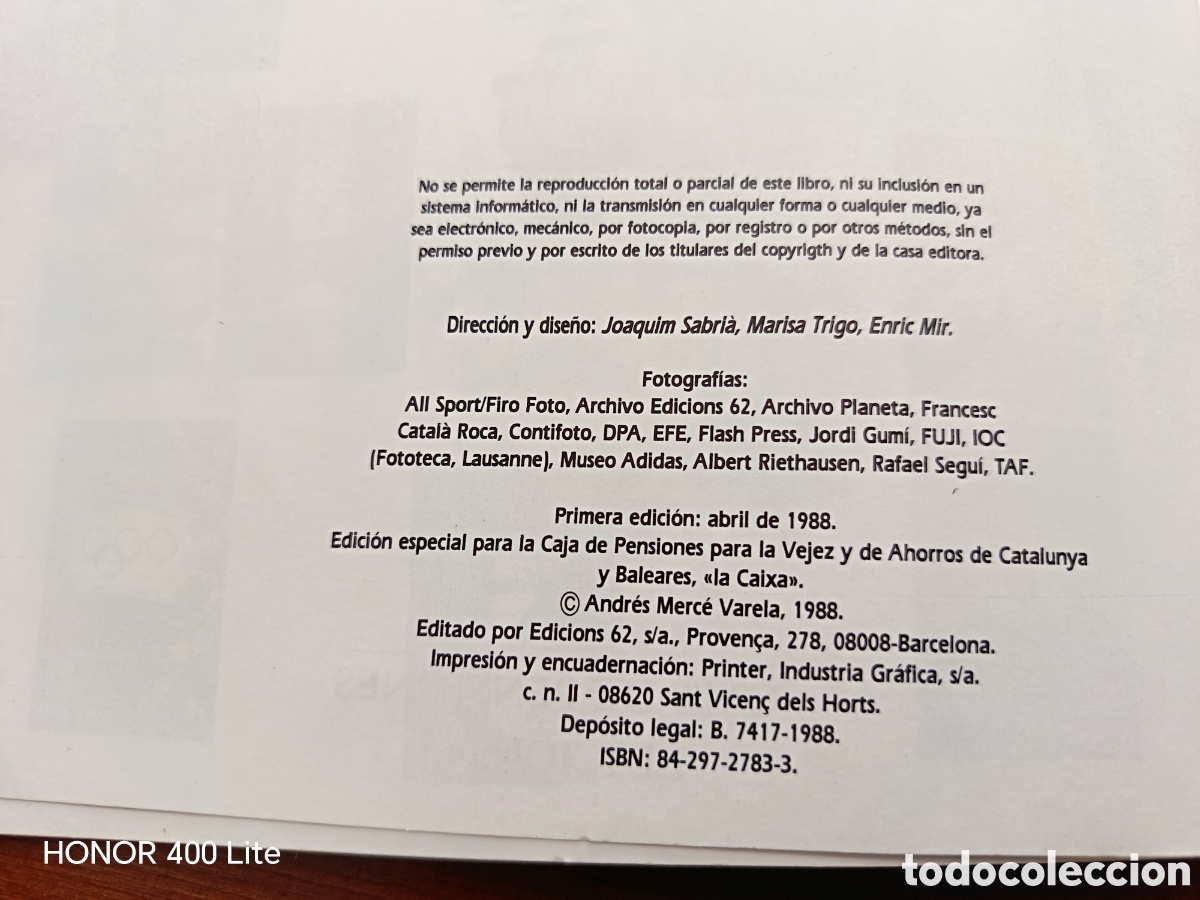 Libros: LOS JUEGOS OL&Iacute;MPICOS UNA ILUSION UNIVERSAL - Foto 8