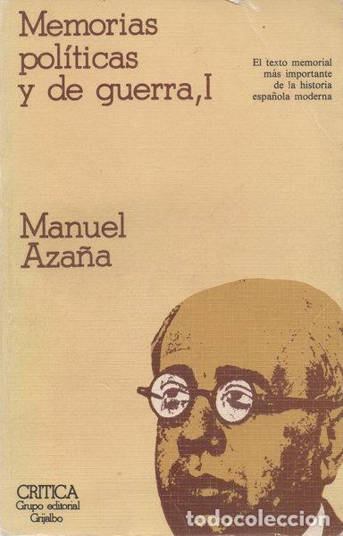 Libri di seconda mano: Memorias pol&iacute;ticas y de guerra- 9788474230482
