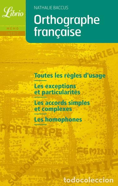 Libros: Orthographe fran&ccedil;aise- 9782290332184