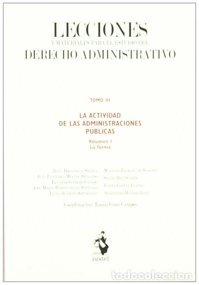 Livres: Lecciones y materiales para el estudio del derecho administrativo. Tomo III: ...- 9788498900798