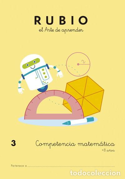 Livres: Competencia matem&aacute;tica RUBIO 3- 9788416744121