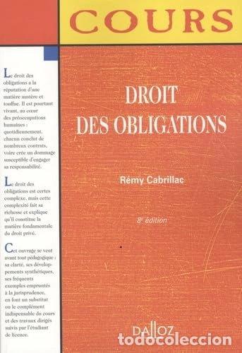 Libros: Droit des obligations- 9782247079520