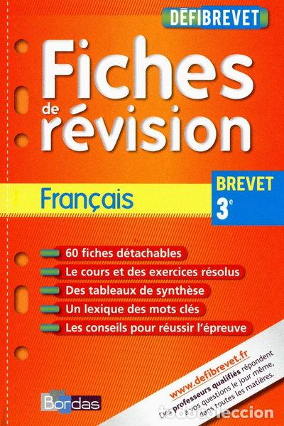 books: Fran&ccedil;ais 3e: Fiches de r&eacute;vision- 9782047316481