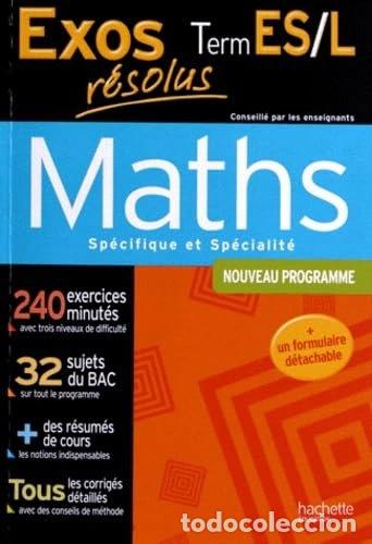 Libros: Maths Tle ES/L, Enseignement sp&eacute;cifique et sp&eacute;cialit&eacute;- 9782011608383