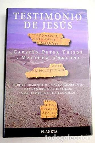 Livres: Testimonio de Jes&uacute;s- 9788408019329