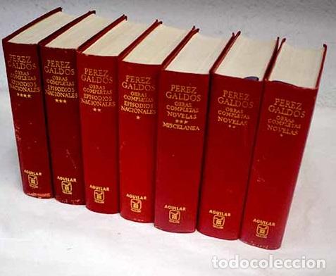 Libros: Episodios nacionales ; Novelas ; Novelas y miscel&aacute;nea.- P&eacute;rez Gald&oacute;s, Benito