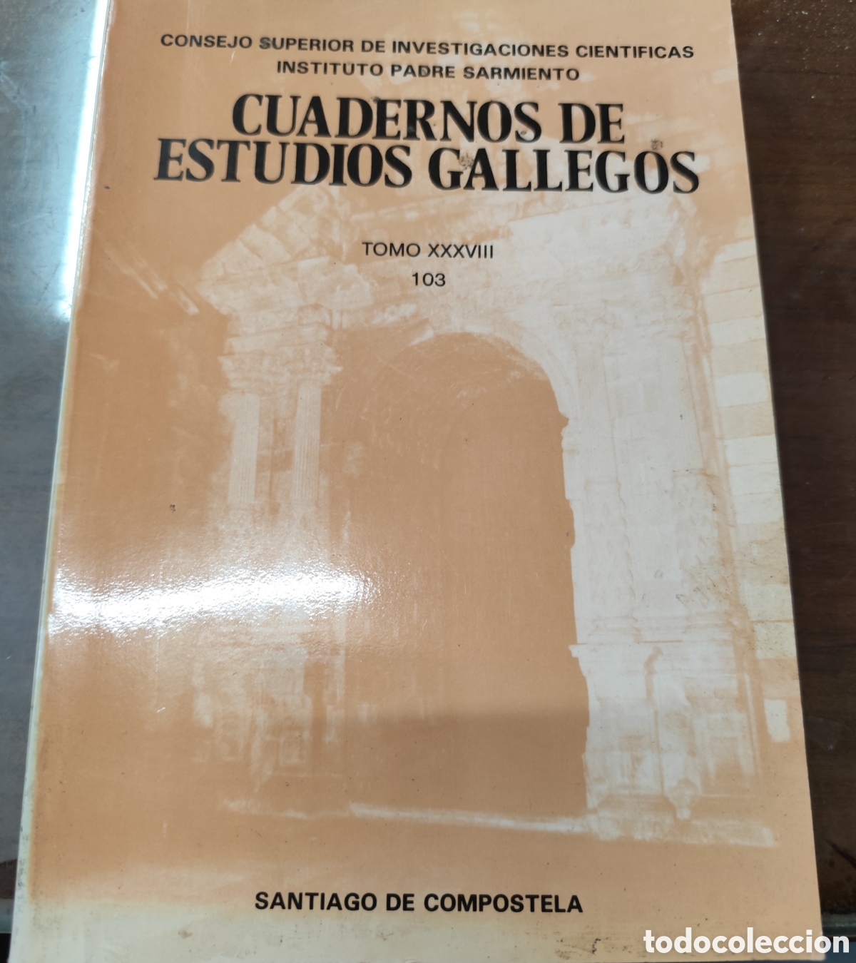 books: CUADERNOS DE ESTUDIOS GALLEGOS. Tomo XXXVIII. n&ordm; 103. Instituto Padre Sarmiento. Galicia