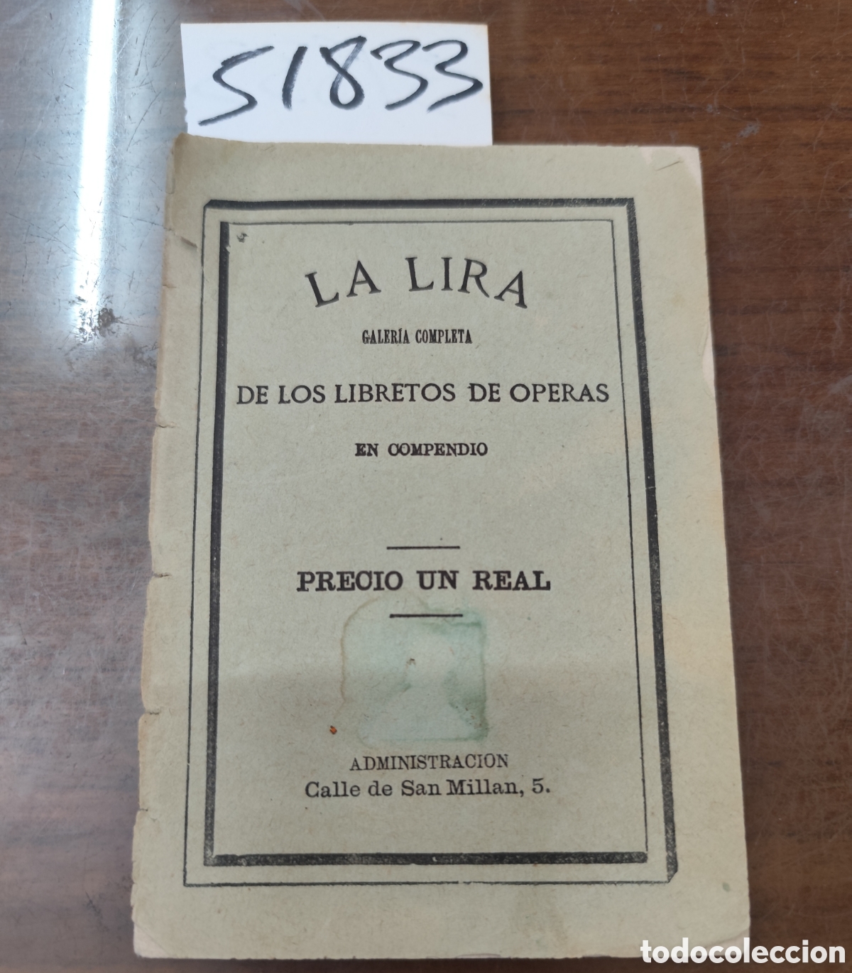 books: PAULINA Y POLIUTO O LOS MARTIRES. Opera en tres actos. M&uacute;sica del Maestro Donizetti. A&ntilde;o 1877