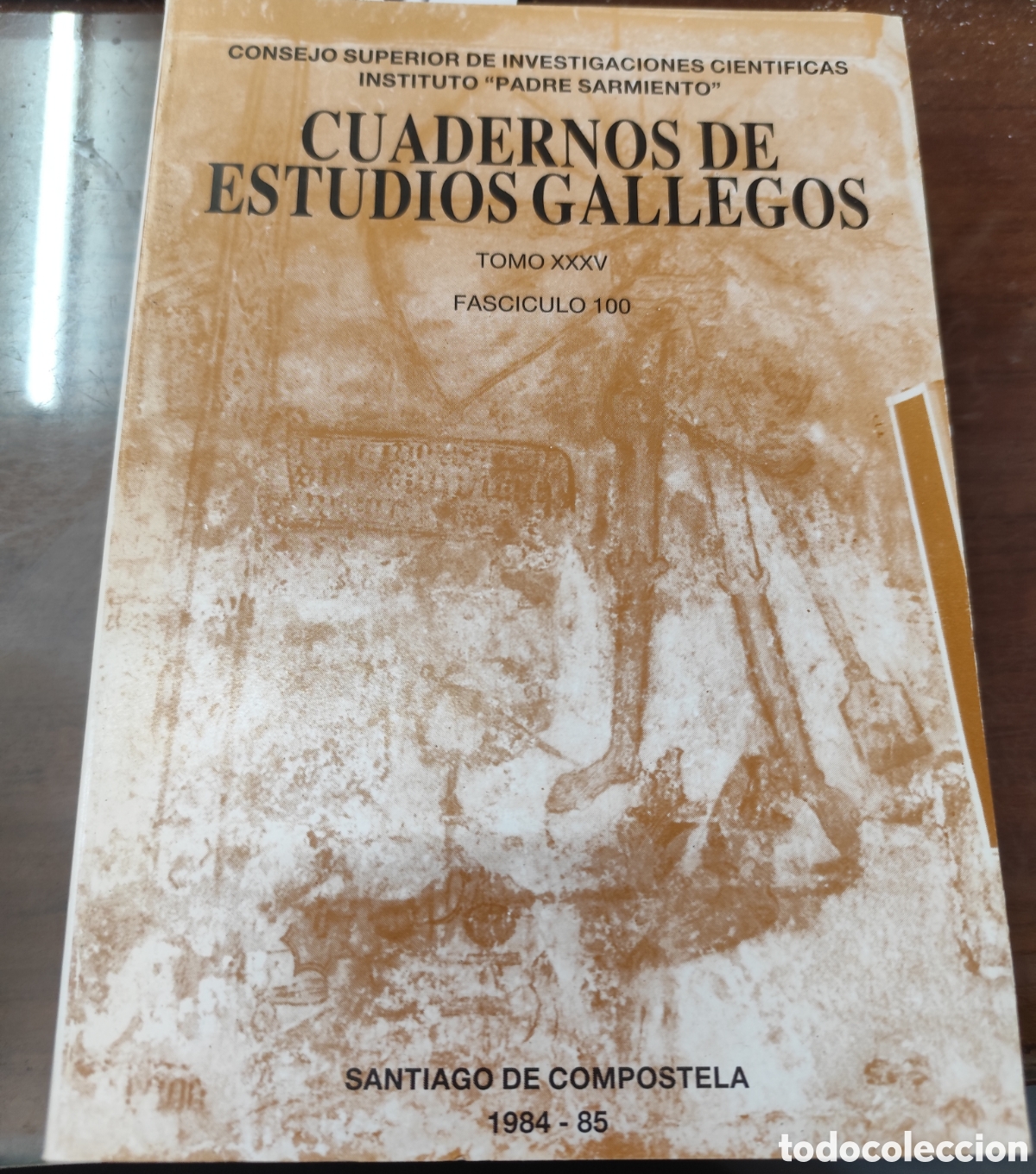 books: CUADERNOS DE ESTUDIOS GALLEGOS. Tomo XXXV. n&ordm; 100. Instituto Padre Sarmiento. Galicia