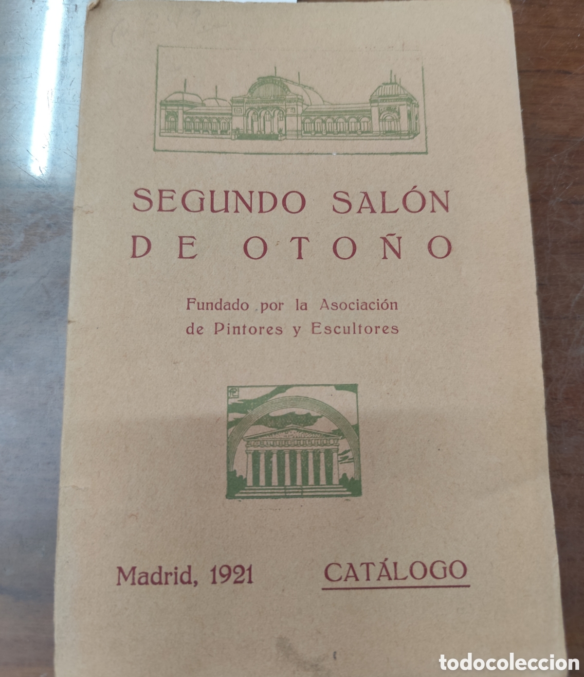 books: SEGUNDO SALON DE OTO&Ntilde;O. Catalogo. Madrid 1921. Fundado por la Asociaci&oacute;n de Pintores y Escultores