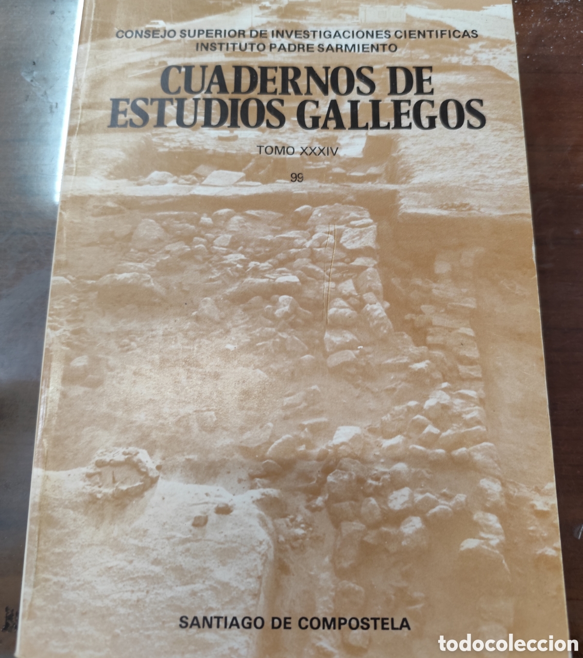 Libros: CUADERNOS DE ESTUDIOS GALLEGOS. Tomo XXXIV. n&ordm; 95. Instituto Padre Sarmiento. Galicia