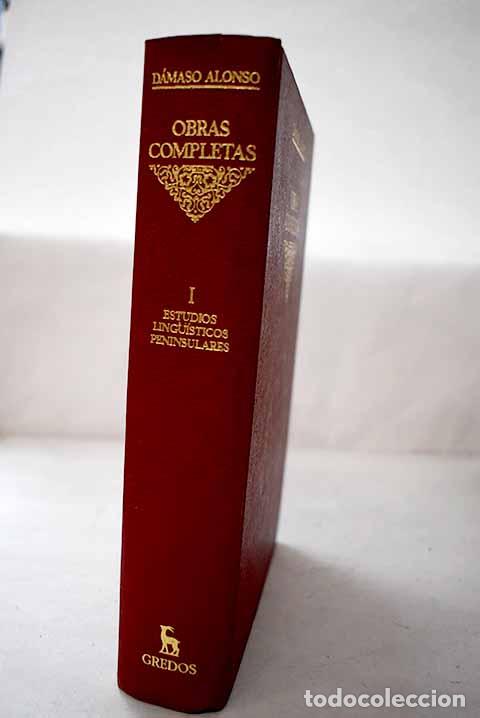 Libri di seconda mano: Obras completas, Tomo I.- Alonso, D&aacute;maso